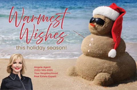 Warmest Wishes - Sand Snowman Sample